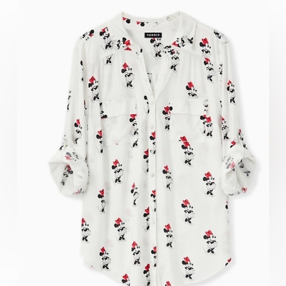 torrid Tops - 🆕DISNEY MINNIE MOUSE CHALLIS TOP 3X